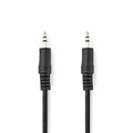 Nedis Stereoljudkabel | 3.5 mm Hane | 3.5 mm Hane | Nickelplaterad | 1.50 m | Rund | Svart | Label