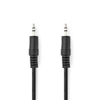 Nedis Stereoljudkabel | 3.5 mm Hane | 3.5 mm Hane | Nickelplaterad | 1.50 m | Rund | Svart | Label