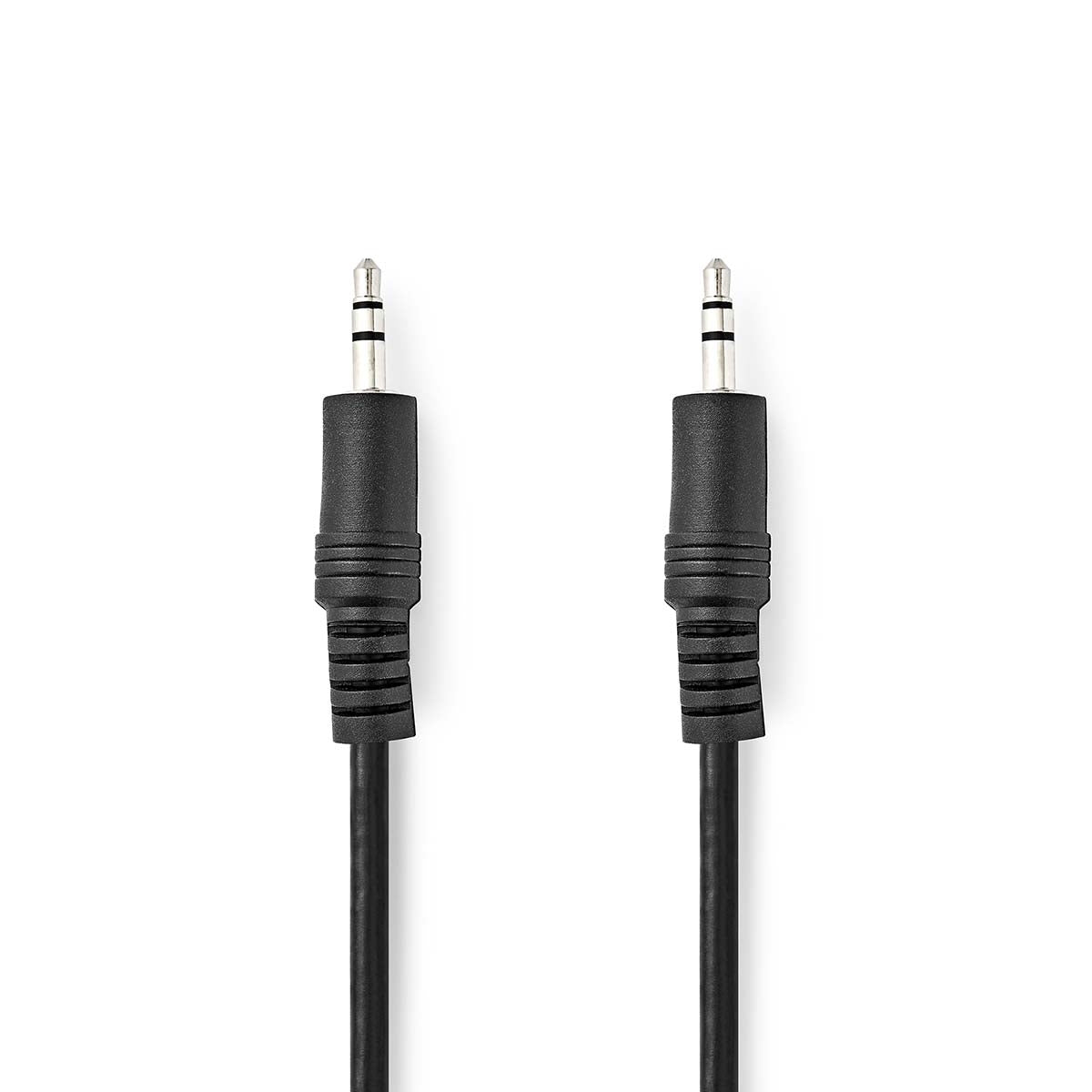 Nedis Stereoljudkabel | 3.5 mm Hane | 3.5 mm Hane | Nickelplaterad | 1.50 m | Rund | Svart | Label