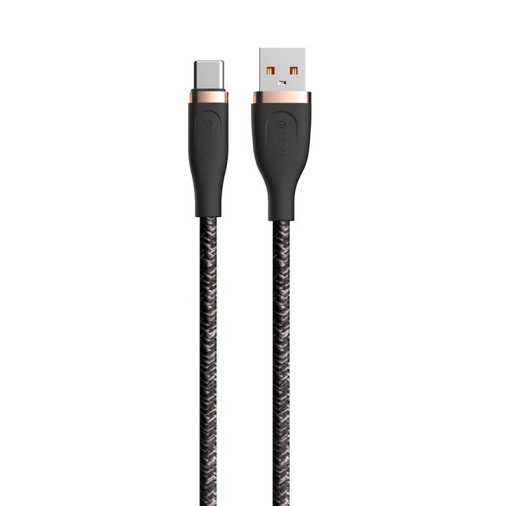 Devia kabel Star EC311 USB - USB-C 1,5 m 2,4A svart