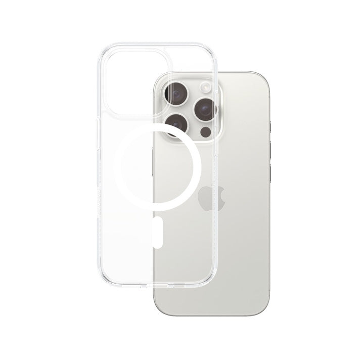 PanzerGlass HardCase MagSafe - iPhone 16 Pro - Vit