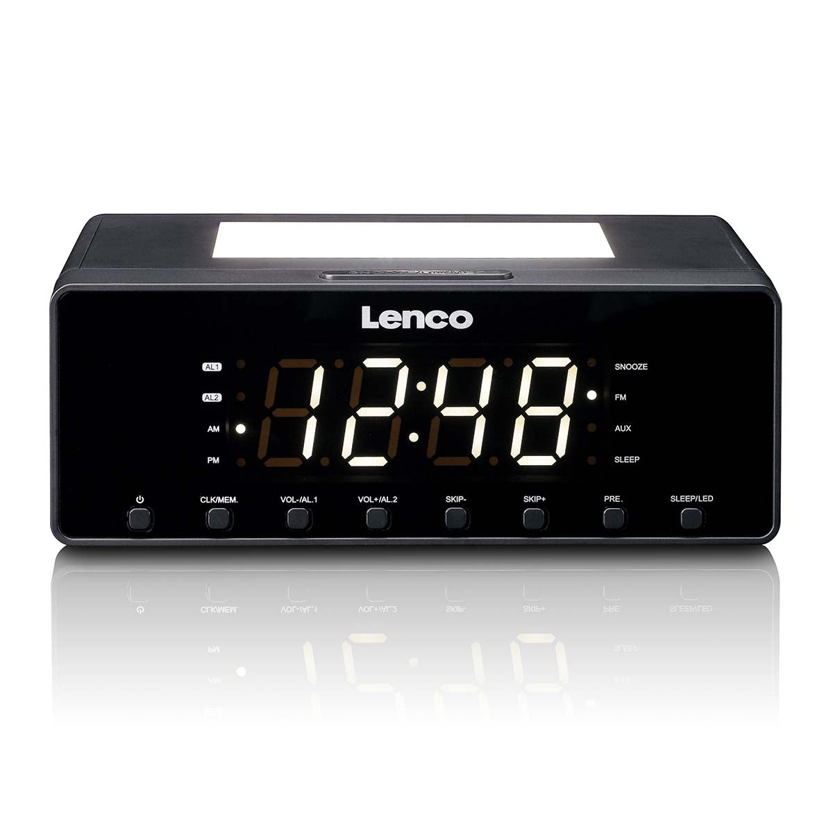 Lenco Klockradio med nattlampa