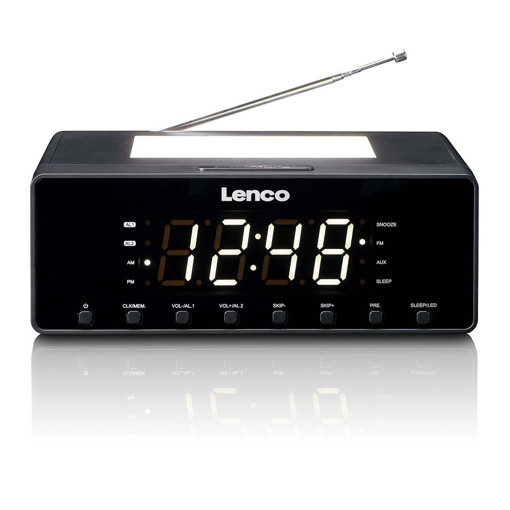 Lenco Klockradio med nattlampa