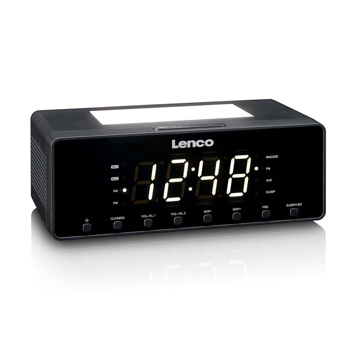 Lenco Klockradio med nattlampa