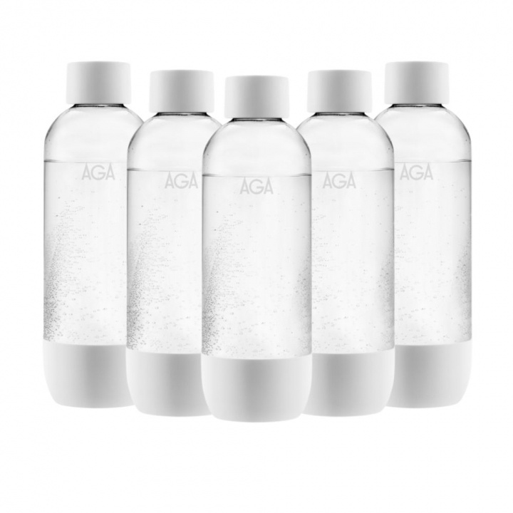 KORT DATUM! 5-pack AGA AQVIA PET-flaska, 1L (Vit) i gruppen HEM, HUSHÅLL & TRÄDGÅRD / Hushållsmaskiner / Vatten & Juice / Kolsyremaskiner / Tillbehör hos TP E-commerce Nordic AB (38-21822PKT4)