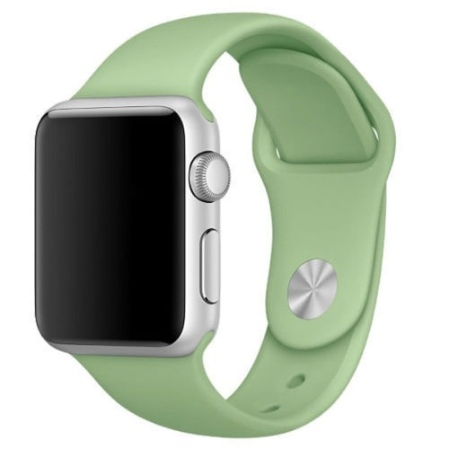 Silikon Klockarmband kompatibelt med Apple Watch, 42mm, Grön i gruppen SMARTPHONE & SURFPLATTOR / Träning, hem & fritid / Apple Watch & tillbehör / Tillbehör hos TP E-commerce Nordic AB (38-29501)