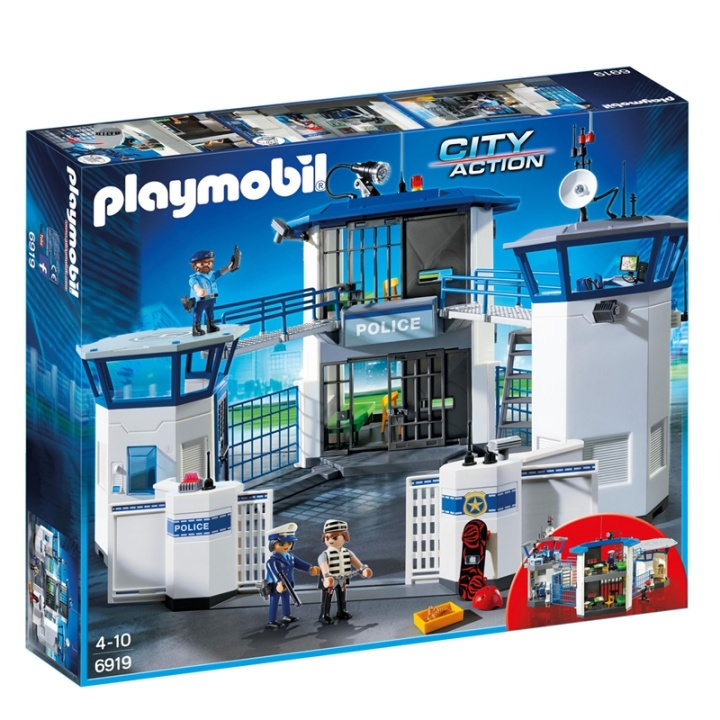 Playmobil Action, Polisstation/fängelse i gruppen LEKSAKER, BARN- & BABYPRODUKTER / Leksaker / Figurer, Miniatyrer & tillbehör hos TP E-commerce Nordic AB (38-45106)