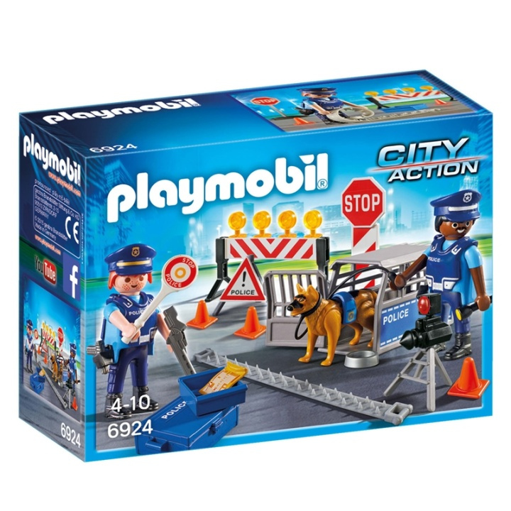 Playmobil Action, Polisvägspärr i gruppen LEKSAKER, BARN- & BABYPRODUKTER / Leksaker / Lekset hos TP E-commerce Nordic AB (38-45110)