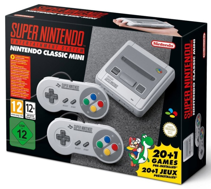 Super Nintendo Classic Mini SNES i gruppen HEMELEKTRONIK / Spelkonsoler & Tillbehör / Nintendo SNES Classic Mini hos TP E-commerce Nordic AB (38-4832)