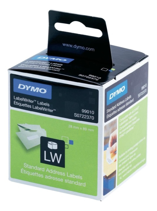 DYMO LW Standard Address labels - Low-Entry Volume, 28x89mm, 1x130 i gruppen DATORER & KRINGUTRUSTNING / Skrivare & Tillbehör / Skrivare / Märkmaskiner & Tillbehör / Etiketter hos TP E-commerce Nordic AB (38-54400)