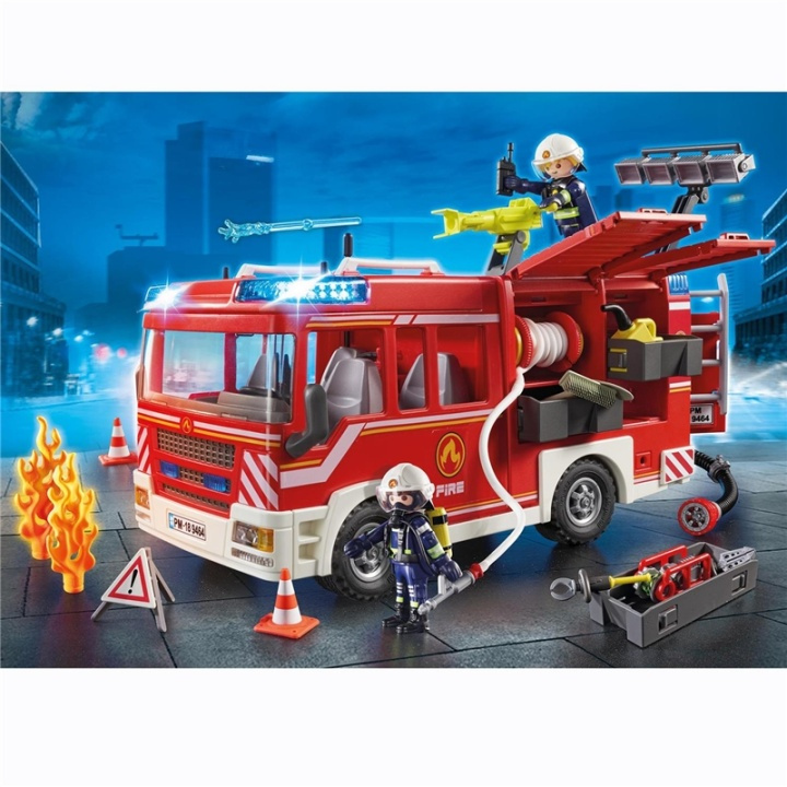 Playmobil Brandbil i gruppen LEKSAKER, BARN- & BABYPRODUKTER / Leksaker / Figurer, Miniatyrer & tillbehör hos TP E-commerce Nordic AB (38-66705)