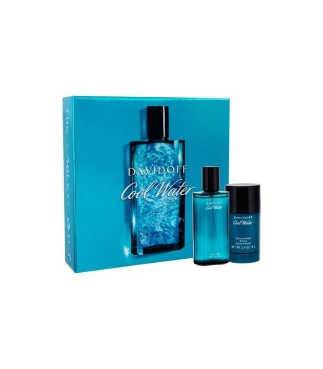 Davidoff Giftset Davidoff Cool Water Edt 75ml + Deostick 75 ml i gruppen SKÖNHET & HÄLSA / Doft & Parfym / Parfym / Parfymboxar hos TP E-commerce Nordic AB (38-67562)