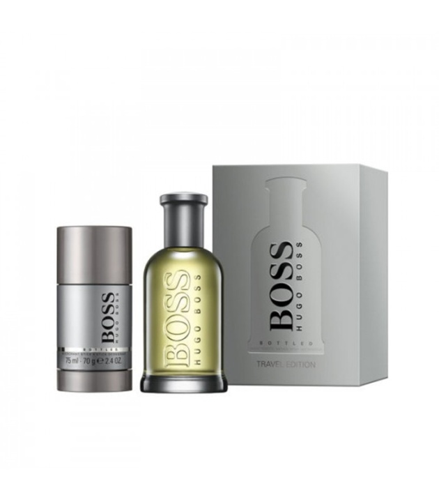 Hugo Boss Giftset Hugo Boss Bottled Travel Edition Edt 100ml + Deostick 75ml i gruppen SKÖNHET & HÄLSA / Doft & Parfym / Parfym / Parfymboxar hos TP E-commerce Nordic AB (38-67587)