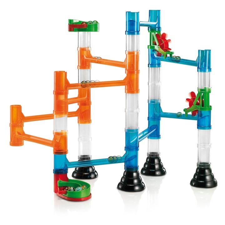 Quercetti Kulbana Marble Run Transp. i gruppen LEKSAKER, BARN- & BABYPRODUKTER / Leksaker / Experiment & DIY hos TP E-commerce Nordic AB (38-70819)