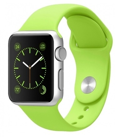 Silikon Klockarmband kompatibelt med Apple Watch, 38/40mm, Limegrön i gruppen SMARTPHONE & SURFPLATTOR / Träning, hem & fritid / Apple Watch & tillbehör / Tillbehör hos TP E-commerce Nordic AB (38-80847)