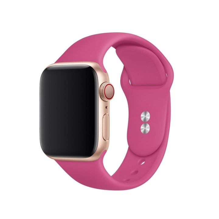 Silikon Klockarmband till Apple watch 38/40 mm, Rosa i gruppen SMARTPHONE & SURFPLATTOR / Träning, hem & fritid / Apple Watch & tillbehör / Tillbehör hos TP E-commerce Nordic AB (38-80877)