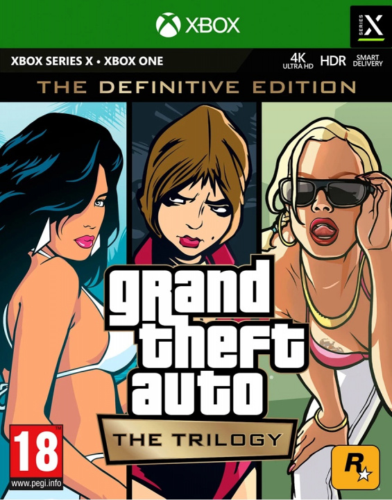 Grand Theft Auto Trilogy - The Definitive Edition för Xbox i gruppen HEMELEKTRONIK / Spelkonsoler & Tillbehör / Xbox One hos TP E-commerce Nordic AB (38-86743)