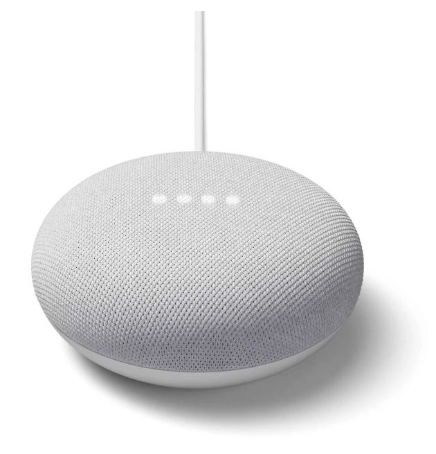 Google Nest Mini Gen 2, Chalk i gruppen HEM, HUSHÅLL & TRÄDGÅRD / Smarta hem / Smarta hem-system hos TP E-commerce Nordic AB (38-89022)