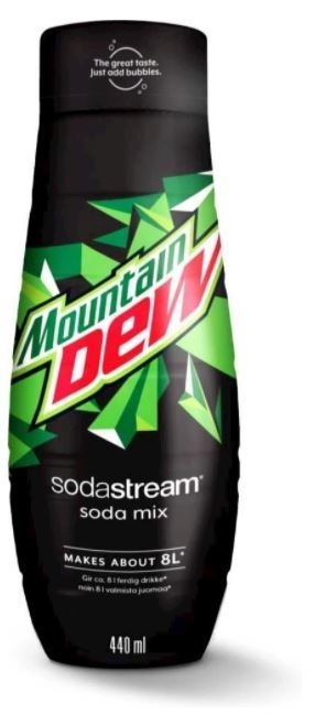 SodaStream Mountain Dew 440ml - Ger 8 liter i gruppen HEM, HUSHÅLL & TRÄDGÅRD / Hushållsmaskiner / Vatten & Juice / Kolsyremaskiner / Smaker hos TP E-commerce Nordic AB (38-89343)