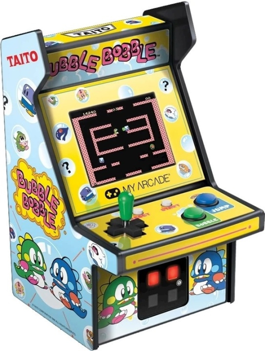 My Arcade Micro Player Bubble Bobble i gruppen HEMELEKTRONIK / Spelkonsoler & Tillbehör / Övriga spel & tillbehör hos TP E-commerce Nordic AB (38-89562)