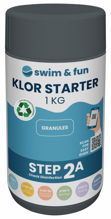 Klor Starter Fast Dissolving Granules 1 kg i gruppen HEM, HUSHÅLL & TRÄDGÅRD / Trädgårdsprodukter / Pool & Pooltillbehör / Poolkem hos TP E-commerce Nordic AB (38-95647)