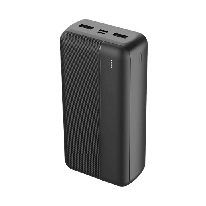 Maxlife powerbank 20W 30000mAh, svart i gruppen SMARTPHONE & SURFPLATTOR / Laddare & Kablar / Powerbanks hos TP E-commerce Nordic AB (38-97442)