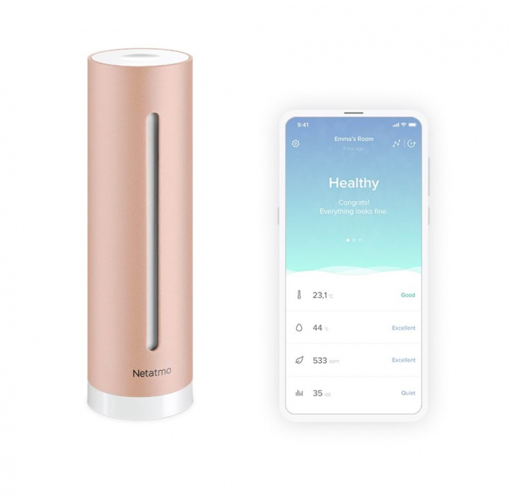 Netatmo Smart Inomhus Luftkvalitetsmätare i gruppen HEM, HUSHÅLL & TRÄDGÅRD / Smarta hem / Smarta hem-system hos TP E-commerce Nordic AB (38-98289)