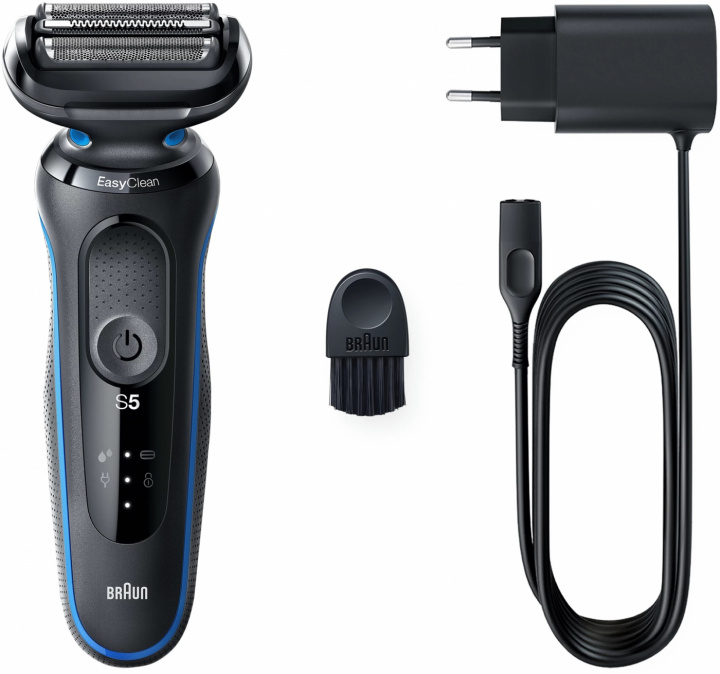 Braun Shaver 51-B1000S Blue i gruppen SKÖNHET & HÄLSA / Hår & Styling / Rakning & Trimning / Rakapparater hos TP E-commerce Nordic AB (38-98491)