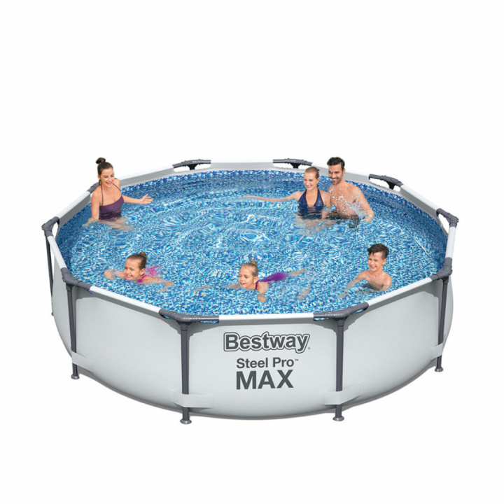 Bestway Pool Steel Pro Max, 366x76cm i gruppen HEM, HUSHÅLL & TRÄDGÅRD / Trädgårdsprodukter / Pool & Pooltillbehör / Pooler hos TP E-commerce Nordic AB (38-99573)