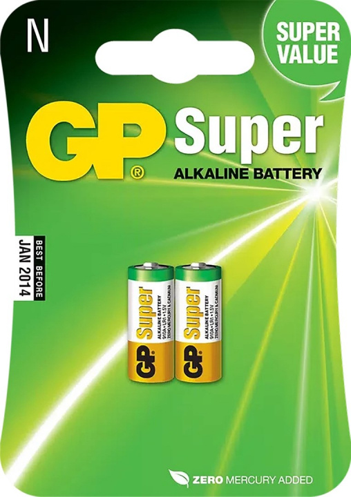 GP Super Alkaline LR1 batteri, 910A, 2-pack i gruppen HEMELEKTRONIK / Batterier & Laddare / Batterier / Övriga hos TP E-commerce Nordic AB (38-99884)