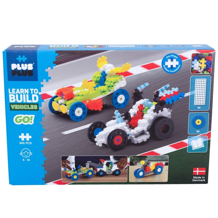 Plus-Plus Learn to Build Go! Vehicles i gruppen LEKSAKER, BARN- & BABYPRODUKTER / Leksaker / Byggleksaker / Byggklossar & övriga byggleksaker hos TP E-commerce Nordic AB (A00961)