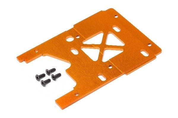 Engine Plate 2.5Mm (7075/Orange) i gruppen LEKSAKER, BARN- & BABYPRODUKTER / Radiostyrt / Reservdelar & Extra Tillbehör / HPI / Reservdelar & Tuning / Chassidelar hos TP E-commerce Nordic AB (A02212)