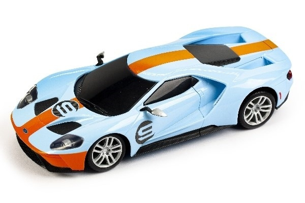 Ford GT R/C 1:24 27/40Mhz l.blue/orange -batteries i gruppen LEKSAKER, BARN- & BABYPRODUKTER / Radiostyrt / Radiostyrda bilar hos TP E-commerce Nordic AB (A05090)