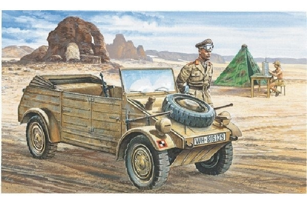 Italeri 1:35 VW Typ 82 KUBELWAGEN i gruppen SPORT, FRITID & HOBBY / Hobby / Plastmodeller / Militärfordon (Land) hos TP E-commerce Nordic AB (A07058)