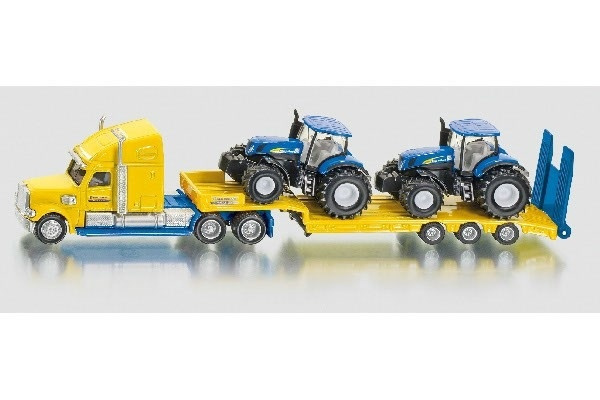 Truck with New Holland tractors i gruppen LEKSAKER, BARN- & BABYPRODUKTER / Leksaker / Leksaksbilar & andra fordon hos TP E-commerce Nordic AB (A09979)