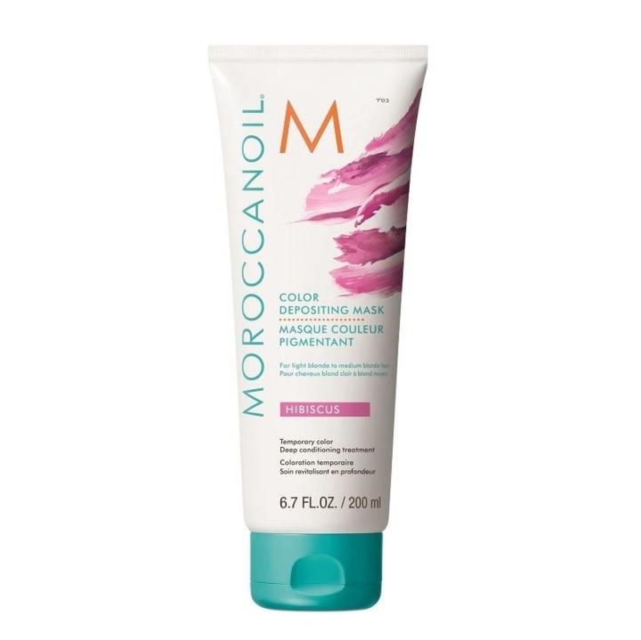 Moroccanoil Color Depositing Mask Hibiscus 200ml i gruppen SKÖNHET & HÄLSA / Hår & Styling / Hårvårdsprodukter / Hårfärg / Hårfärg & Färgbomb hos TP E-commerce Nordic AB (A12287)