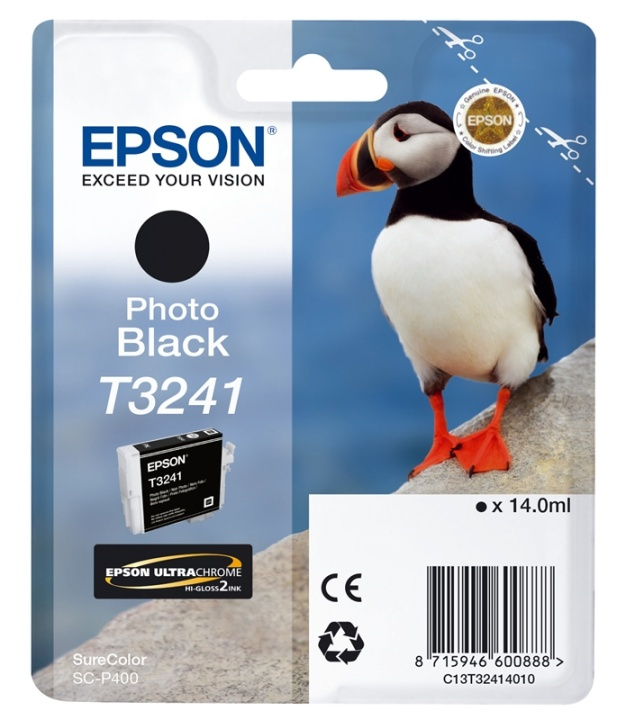 Epson T3241 Photo Black i gruppen DATORER & KRINGUTRUSTNING / Skrivare & Tillbehör / Bläck & Toner / Bläckpatroner / Epson hos TP E-commerce Nordic AB (A14142)