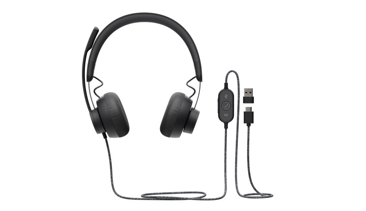 Logitech Zone Wired UC Headset Huvudband USB Type-C Svart i gruppen DATORER & KRINGUTRUSTNING / Gaming / Headset hos TP E-commerce Nordic AB (A14879)