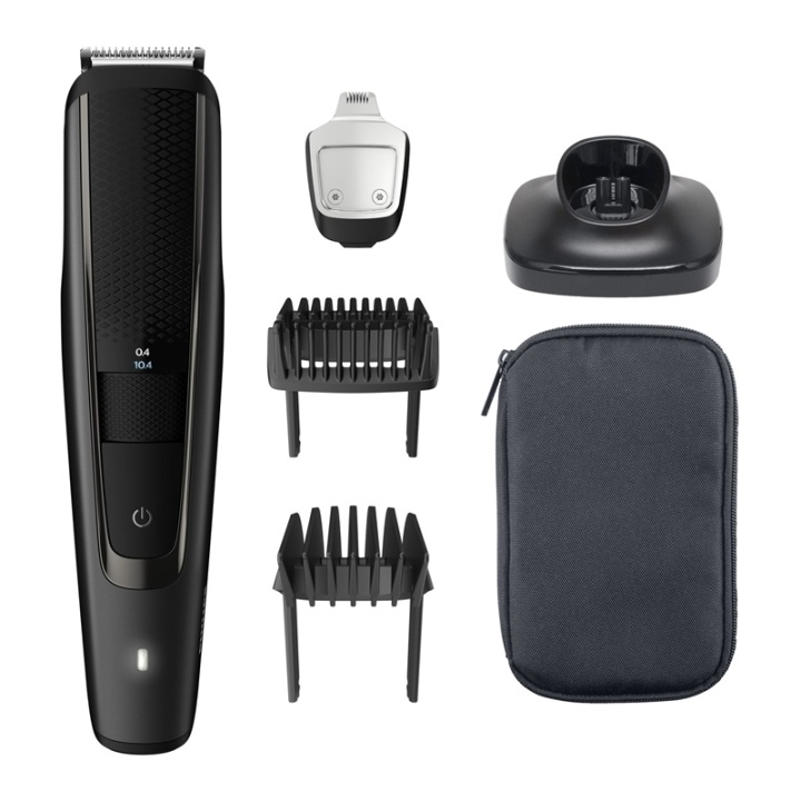 Philips BEARDTRIMMER Series 5000 Precisionsinställningar om 0,2 mm, skäggtrimmer i gruppen SKÖNHET & HÄLSA / Hår & Styling / Rakning & Trimning / Skäggtrimmers & Tillbehör hos TP E-commerce Nordic AB (A15426)