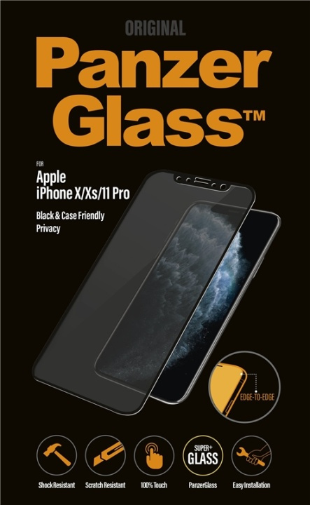 PanzerGlass P2664 Skärmskydd iPhone X/XS/11 Pro i gruppen SMARTPHONE & SURFPLATTOR / Mobilskydd / Apple / iPhone X/XS / Skärmskydd hos TP E-commerce Nordic AB (A15491)