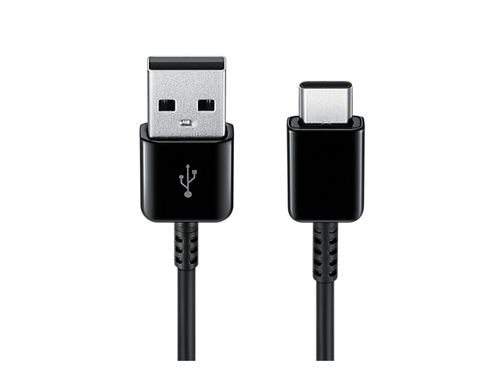 Samsung EP-DG930 USB-kablar 1,5 m USB A USB C Svart i gruppen DATORER & KRINGUTRUSTNING / Datorkablar / USB-kablar / USB-A / Kablar hos TP E-commerce Nordic AB (A15957)