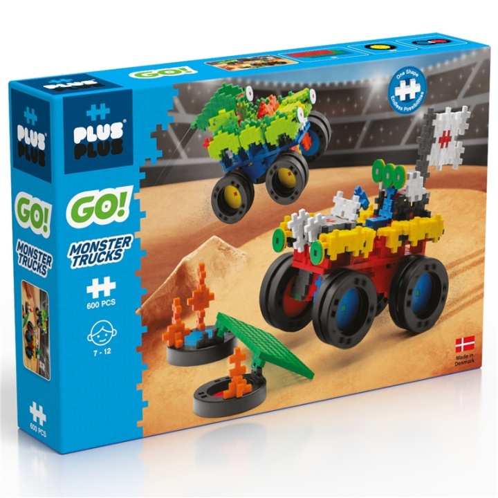 Plus-Plus Go! Monster Truck Set i gruppen LEKSAKER, BARN- & BABYPRODUKTER / Leksaker / Byggleksaker / Byggklossar & övriga byggleksaker hos TP E-commerce Nordic AB (A17986)