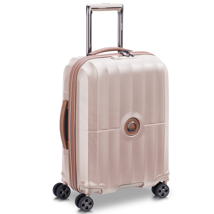 Delsey Paris ST Tropez Cabin Slim 55 Rose i gruppen SPORT, FRITID & HOBBY / Resetillbehör / Resväskor hos TP E-commerce Nordic AB (A18582)