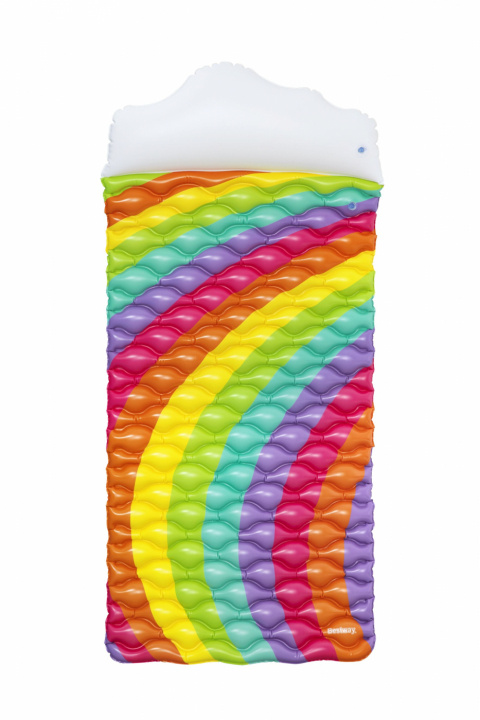 Bestway Rainbow Dreams Floating Mat 2.16m x 80cm i gruppen HEM, HUSHÅLL & TRÄDGÅRD / Trädgårdsprodukter / Pool & Pooltillbehör / Övriga tillbehör hos TP E-commerce Nordic AB (A22265)