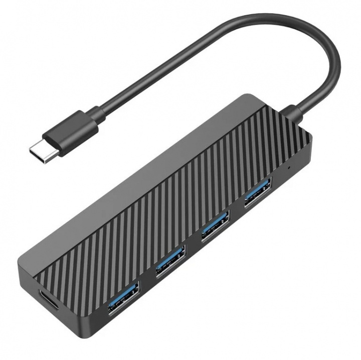 USB HUB 2.0 4 st portar i gruppen DATORER & KRINGUTRUSTNING / Datortillbehör / USB-hubbar hos TP E-commerce Nordic AB (A22443)