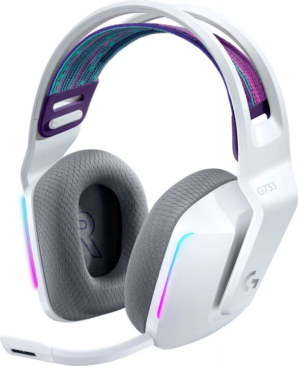 Logitech G733 Lightspeed Trådlöst RGB-Headset i gruppen DATORER & KRINGUTRUSTNING / Gaming / Headset hos TP E-commerce Nordic AB (A22481)