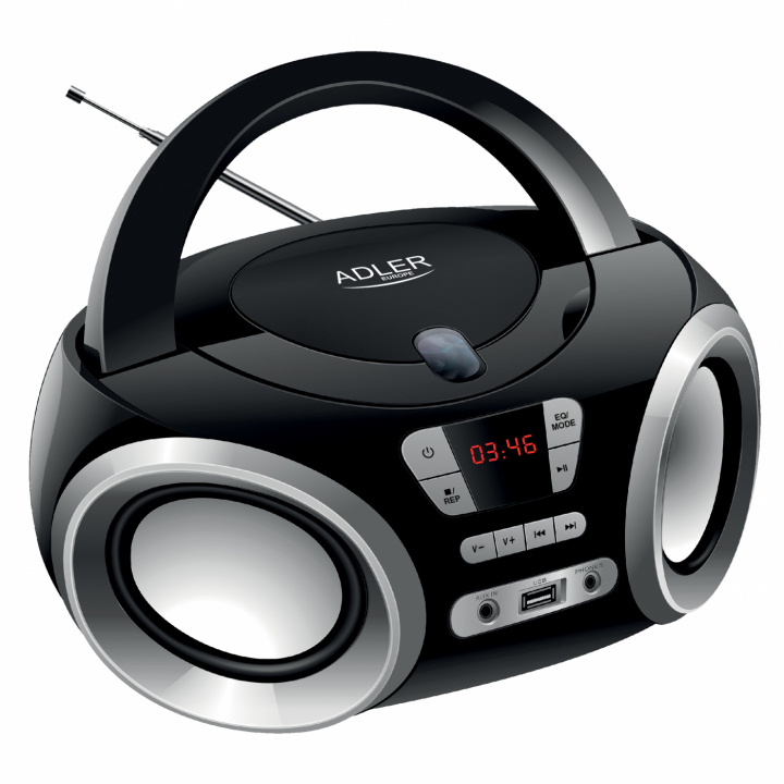 Adler AD 1181 CD Boombox i gruppen HEMELEKTRONIK / Ljud & Bild / Hemmabio, HiFi & Bärbart / Kompaktstereo & Skivspelare hos TP E-commerce Nordic AB (A22643)