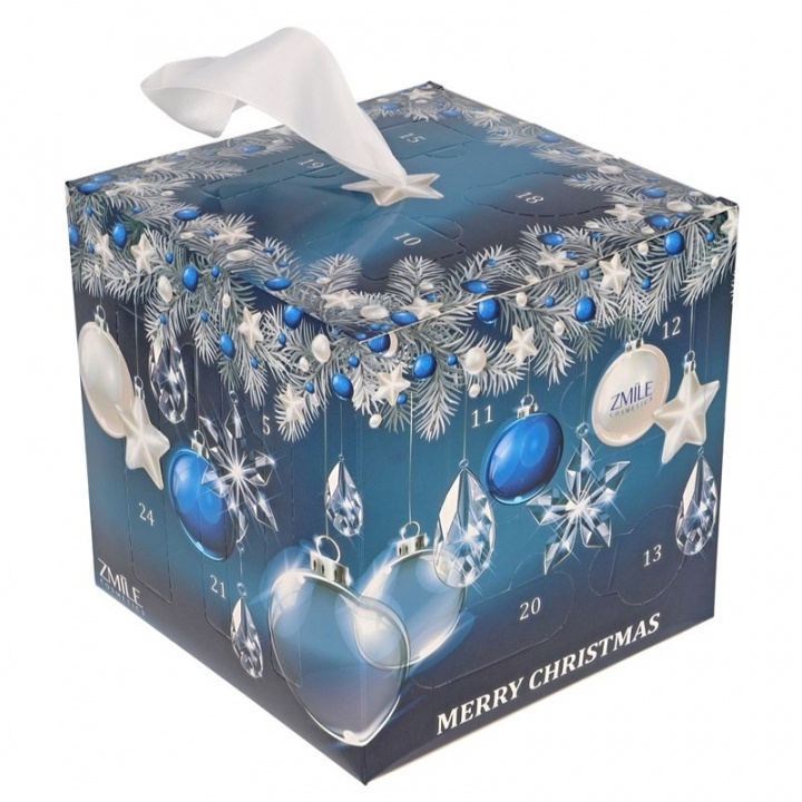 Zmile Cosmetics Beauty Advent Calendar Cube ‘Blue Magic’ i gruppen LEKSAKER, BARN- & BABYPRODUKTER / Leksaker / Adventskalendrar hos TP E-commerce Nordic AB (A22673)