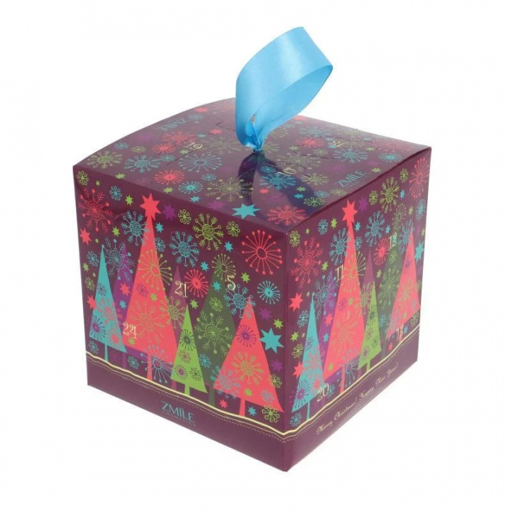 Zmile Cosmetics Advent Calendar Cube ‘Christmas Trees’ i gruppen LEKSAKER, BARN- & BABYPRODUKTER / Leksaker / Adventskalendrar hos TP E-commerce Nordic AB (A22676)