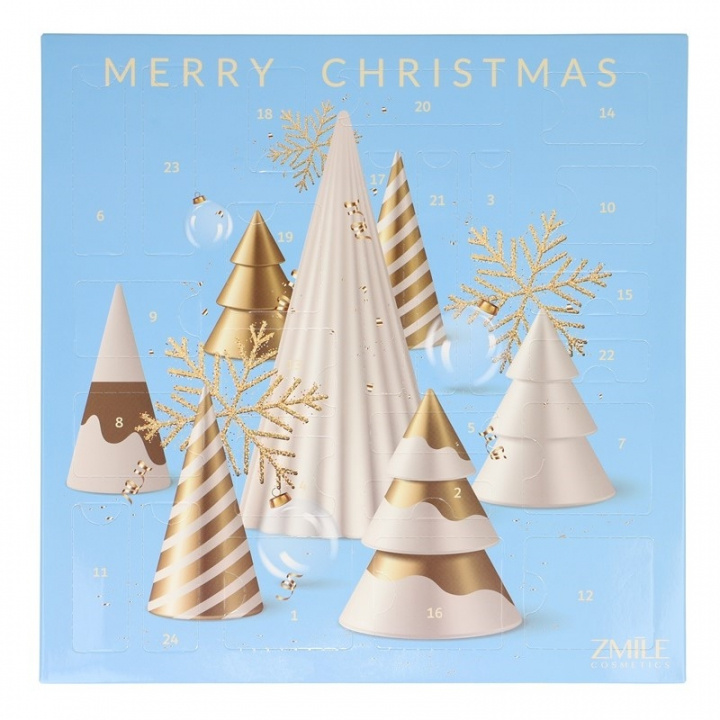 Zmile Cosmetics Beauty Advent Calendar Square ‘3D Christmas Trees’ i gruppen LEKSAKER, BARN- & BABYPRODUKTER / Leksaker / Adventskalendrar hos TP E-commerce Nordic AB (A22679)